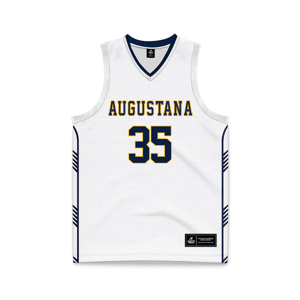 AU - NCAA Men's Basketball : Jacob Brandt - White Basketball Jersey