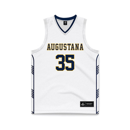 AU - NCAA Men's Basketball : Jacob Brandt - White Basketball Jersey
