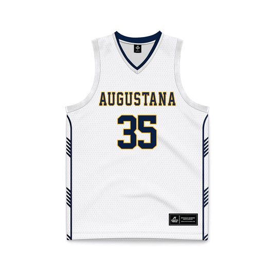 AU - NCAA Men's Basketball : Jacob Brandt - White Basketball Jersey