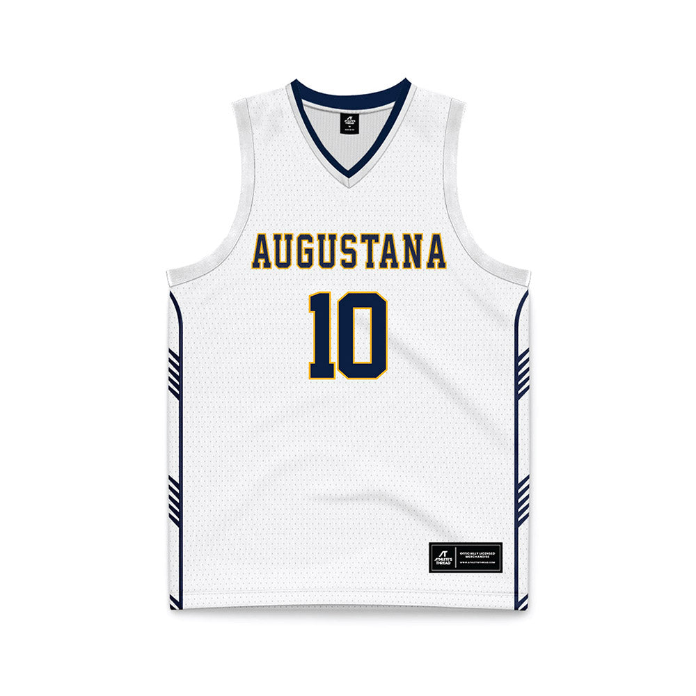 AU - NCAA Men's Basketball : Amari Westmoreland-Vendiola - White Basketball Jersey-0