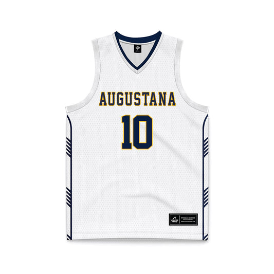 AU - NCAA Men's Basketball : Amari Westmoreland-Vendiola - White Basketball Jersey-0