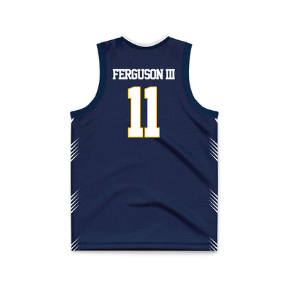 AU - NCAA Men's Basketball : Don Ferguson III - Navy Basketball Jersey