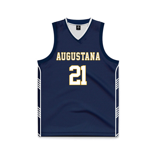 AU - NCAA Men's Basketball : Conner Kraft - Navy Basketball Jersey