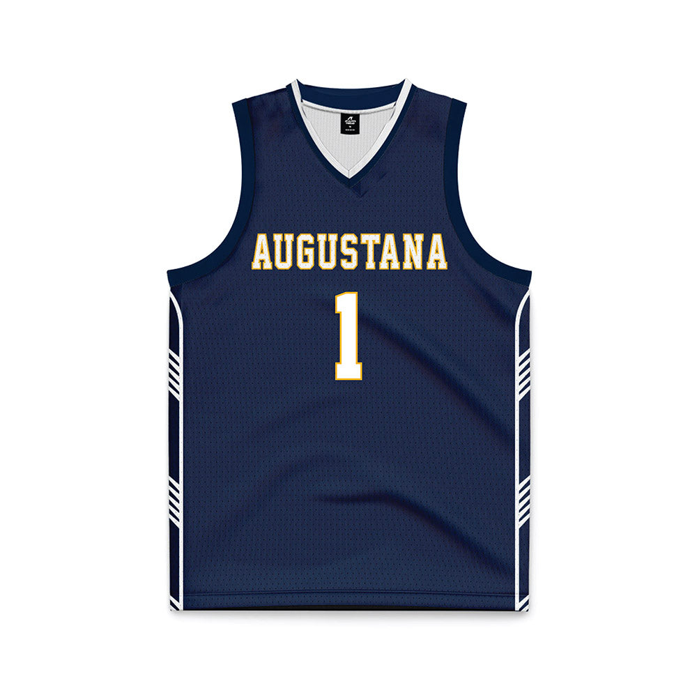 AU - NCAA Men's Basketball : Tanner Te Slaa - Navy Basketball Jersey
