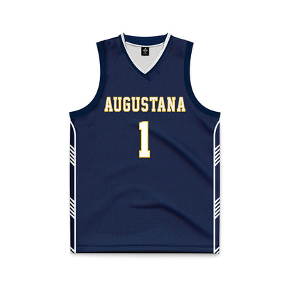 AU - NCAA Men's Basketball : Tanner Te Slaa - Navy Basketball Jersey