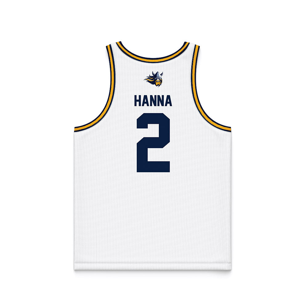 AU - NCAA Women's Basketball : Addie Hanna - White Basketball Jersey-1