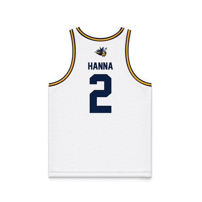 AU - NCAA Women's Basketball : Addie Hanna - White Basketball Jersey-1