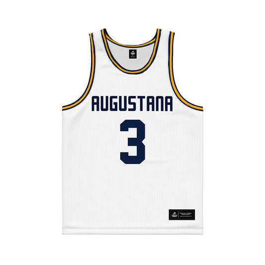 AU - NCAA Women's Basketball : Miranda Lomax - White Basketball Jersey-0