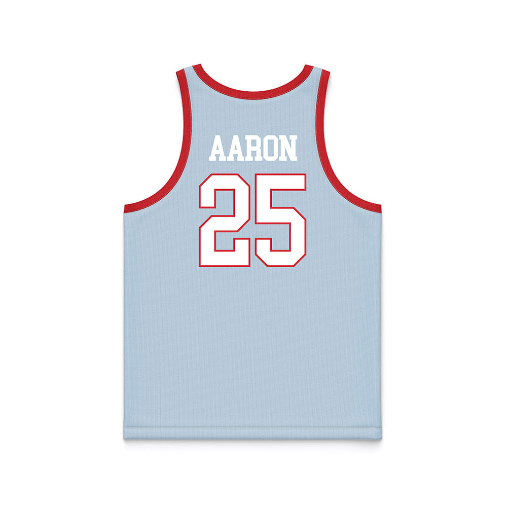 LA Tech - NCAA Women's Basketball : Averi Aaron - Blue Basketball Jersey