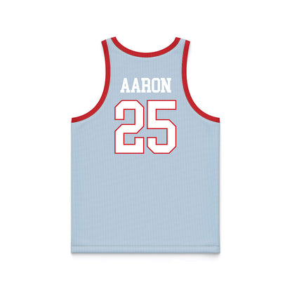 LA Tech - NCAA Women's Basketball : Averi Aaron - Blue Basketball Jersey