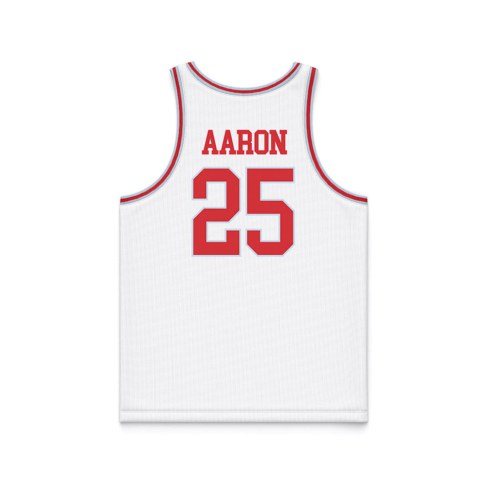 LA Tech - NCAA Women's Basketball : Averi Aaron - White Basketball Jersey