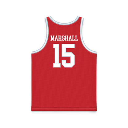 LA Tech - NCAA Women's Basketball : Jordan Marshall - Red Basketball Jersey-1