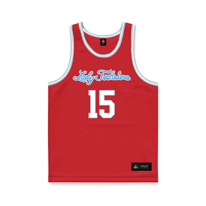 LA Tech - NCAA Women's Basketball : Jordan Marshall - Red Basketball Jersey-0