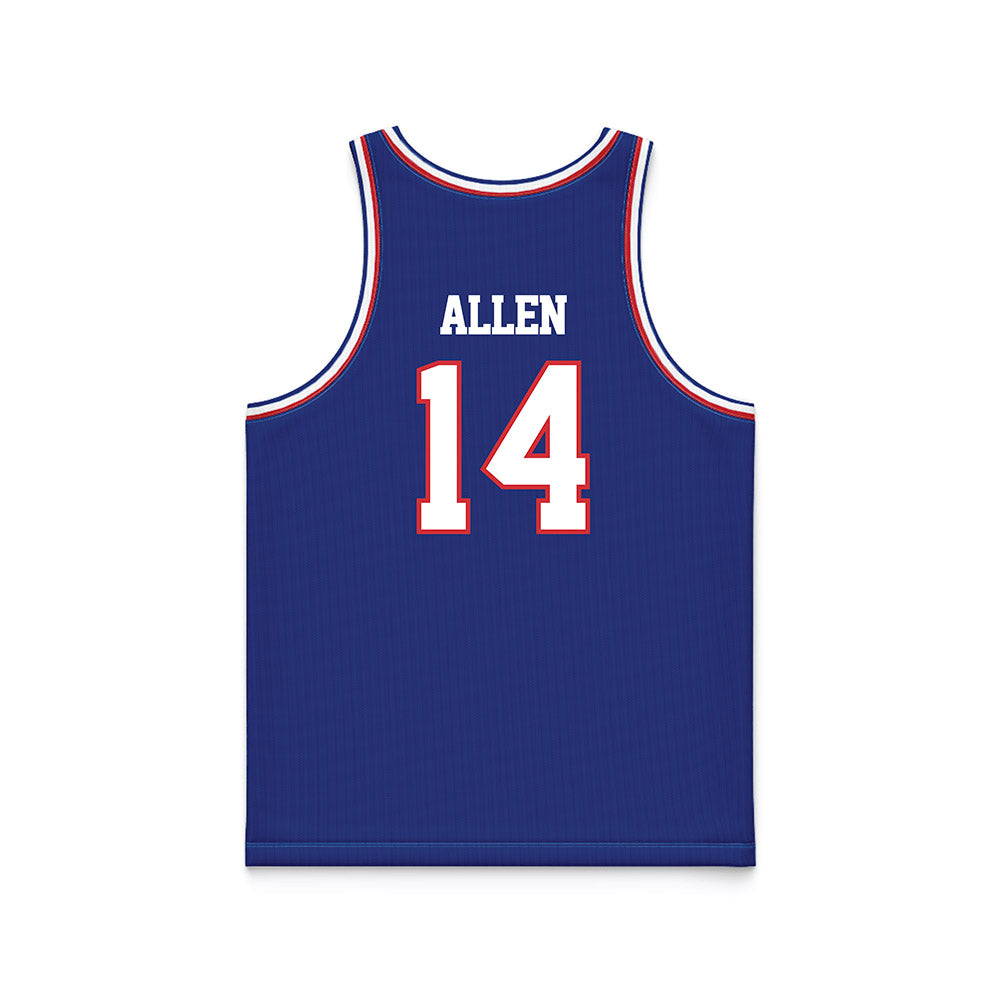 LA Tech - NCAA Men's Basketball : Will Allen - Royal Basketball Jersey-1
