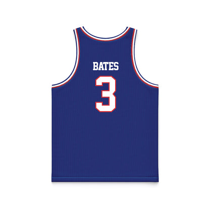 LA Tech - NCAA Men's Basketball : A.J. Bates - Royal Basketball Jersey-1