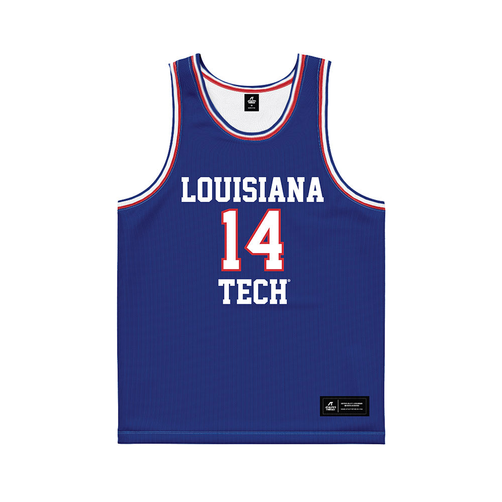 LA Tech - NCAA Men's Basketball : Will Allen - Royal Basketball Jersey-0