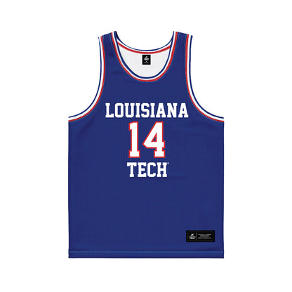 LA Tech - NCAA Men's Basketball : Will Allen - Royal Basketball Jersey-0