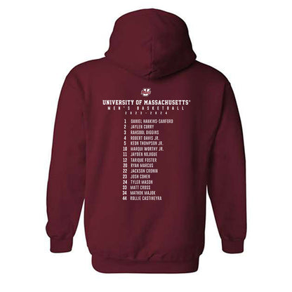 UMass - NCAA Men's Basketball : Dwayne Wimbley jr - Hooded Sweatshirt-1