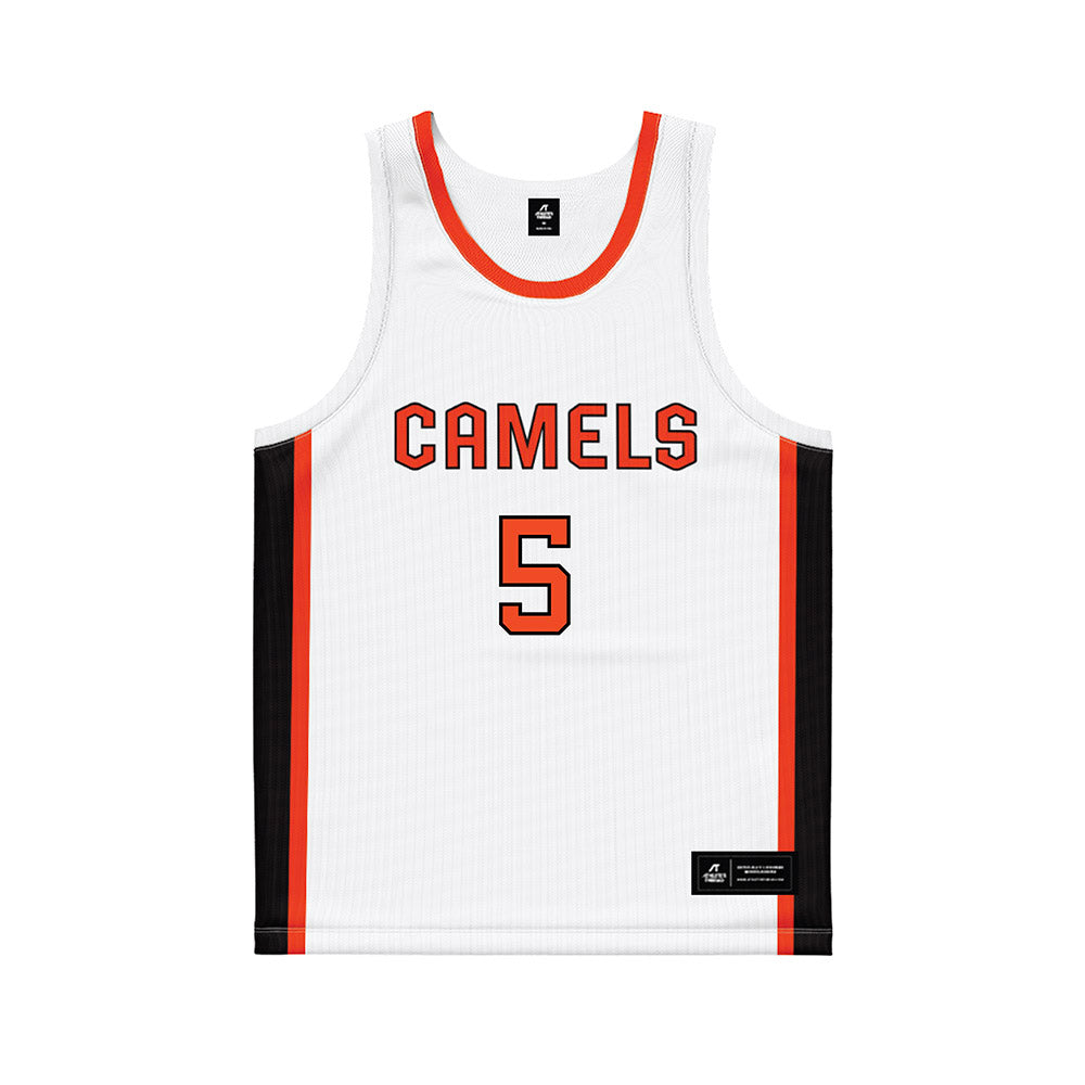 Campbell - NCAA Women's Basketball : Mikayla Taborn - White Basketball Jersey