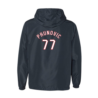UConn - NCAA Men's Basketball : Uros Paunovic - Windbreaker-1
