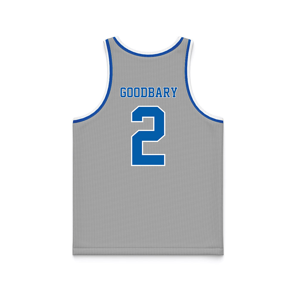 Drake - NCAA Men's Basketball : Griffen Goodbary - Grey Basketball Jersey-1