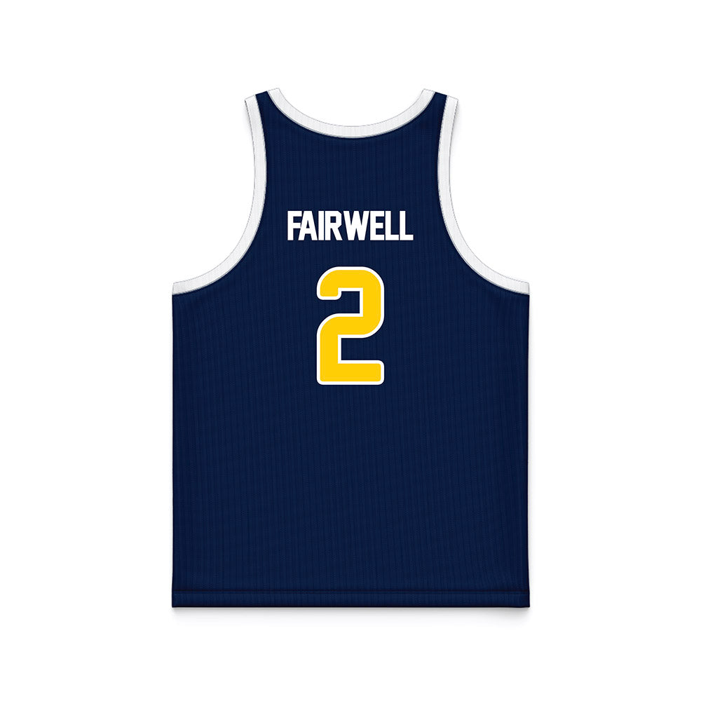 UCSD - NCAA Women's Basketball : Michaela Fairwell - Basketball Jersey-1