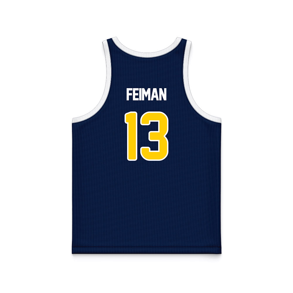 UCSD - NCAA Women's Basketball : Lev Feiman - Basketball Jersey-1