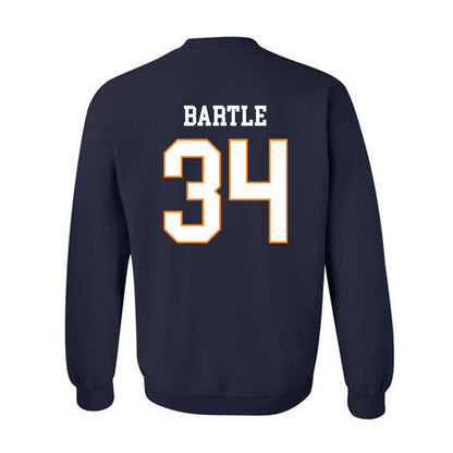 UT Martin - NCAA Baseball : Jeb Bartle - Classic Fashion Shersey Crewneck Sweatshirt-1