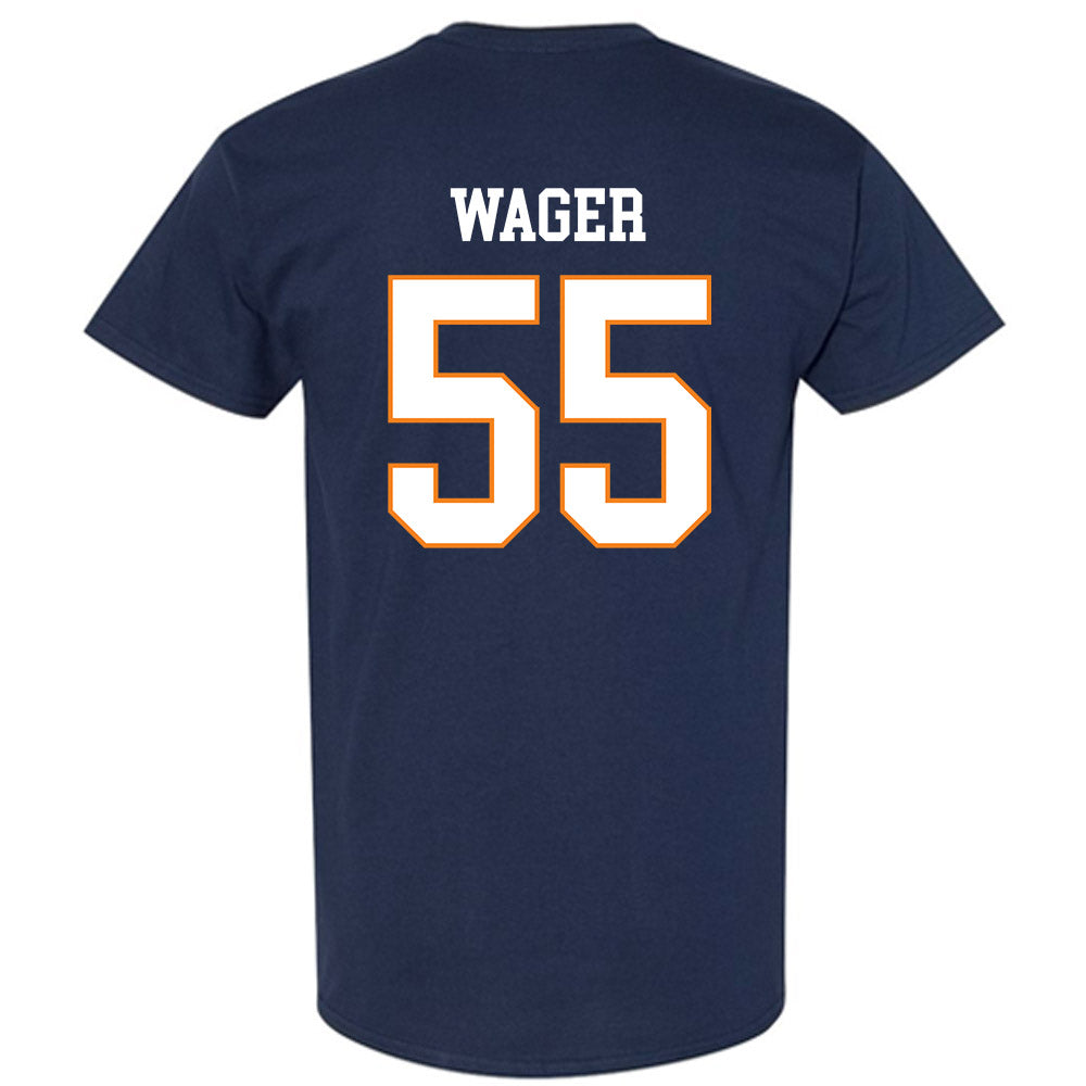 UT Martin - NCAA Baseball : Zachary Wager - Classic Fashion Shersey T-Shirt-1