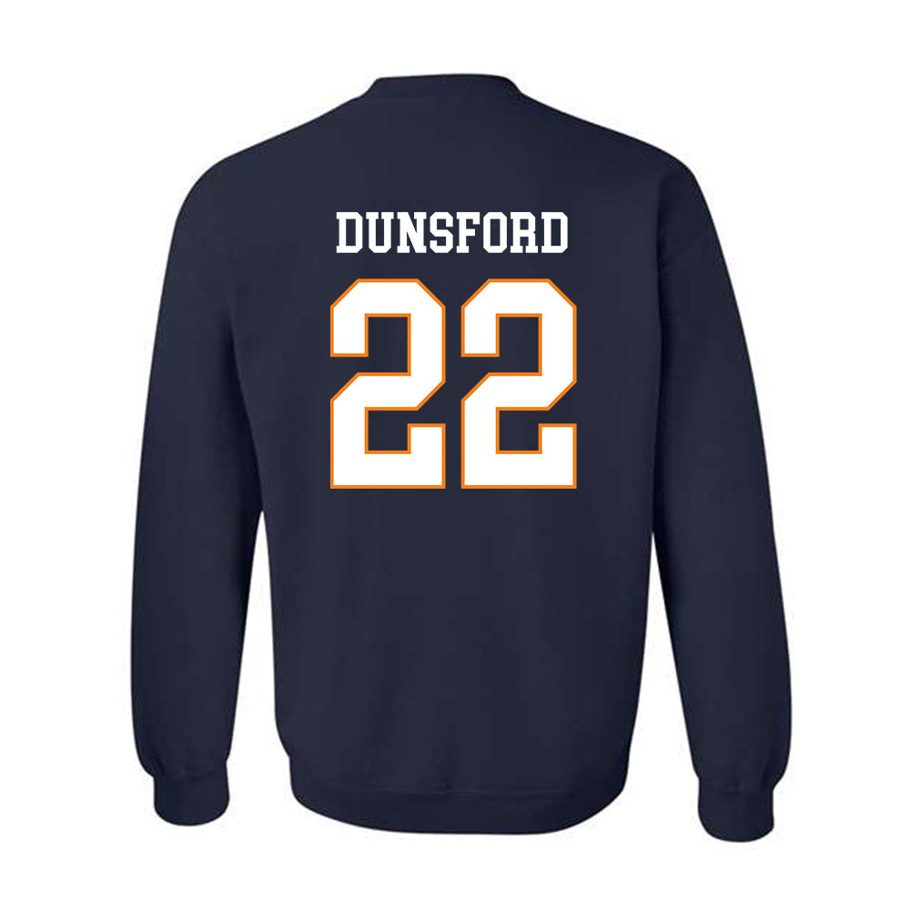UT Martin - NCAA Baseball : TJ Dunsford - Classic Fashion Shersey Crewneck Sweatshirt-1