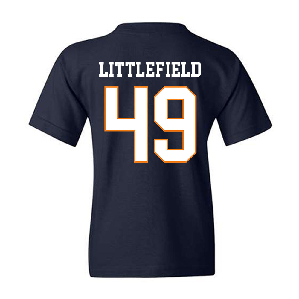 UT Martin - NCAA Football : Connon Littlefield - Classic Fashion Shersey Youth T-Shirt-1