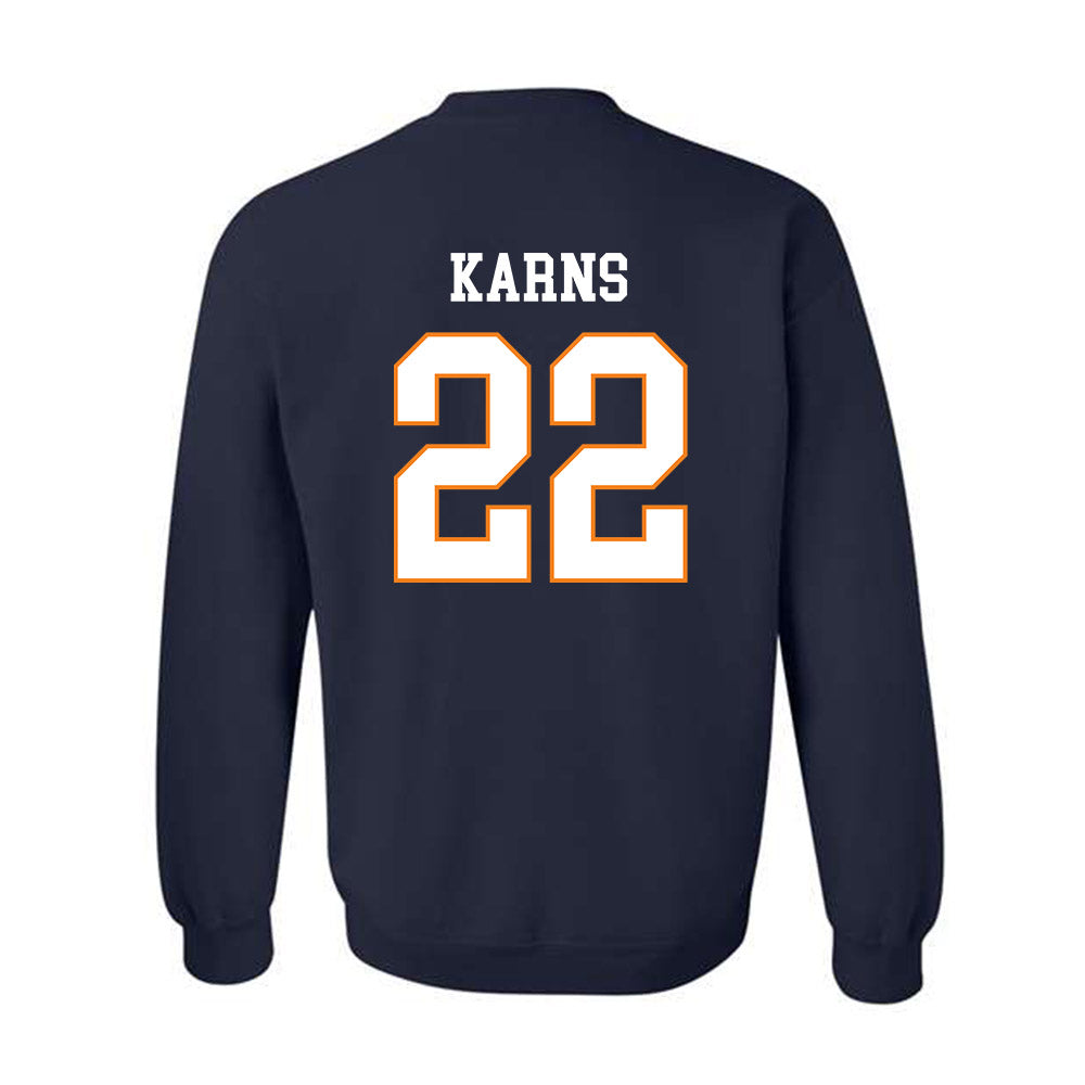 UT Martin - NCAA Baseball : Aidan Karns - Classic Fashion Shersey Crewneck Sweatshirt-1
