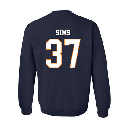 UT Martin - NCAA Football : Brandon Sims - Classic Fashion Shersey Crewneck Sweatshirt-1