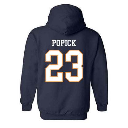 UT Martin - NCAA Baseball : JT Popick - Classic Fashion Shersey Hooded Sweatshirt-1