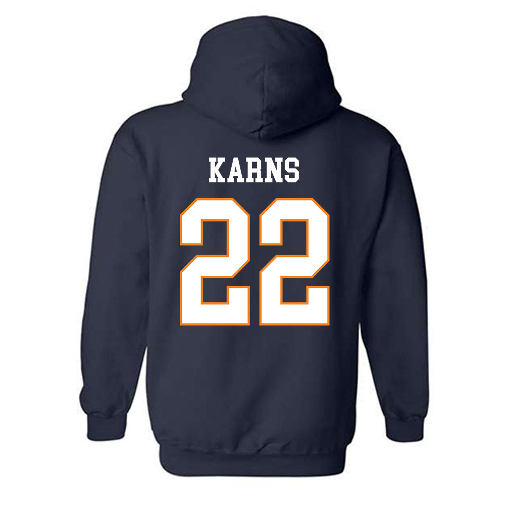 UT Martin - NCAA Baseball : Aidan Karns - Classic Fashion Shersey Hooded Sweatshirt-1