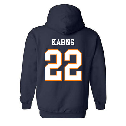 UT Martin - NCAA Baseball : Aidan Karns - Classic Fashion Shersey Hooded Sweatshirt-1