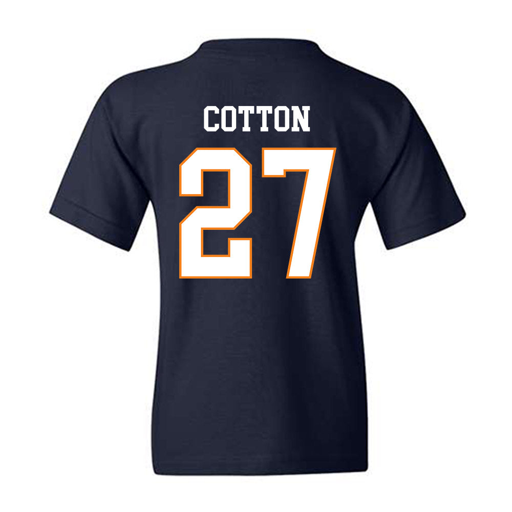 UT Martin - NCAA Football : Trey Cotton - Classic Fashion Shersey Youth T-Shirt-1
