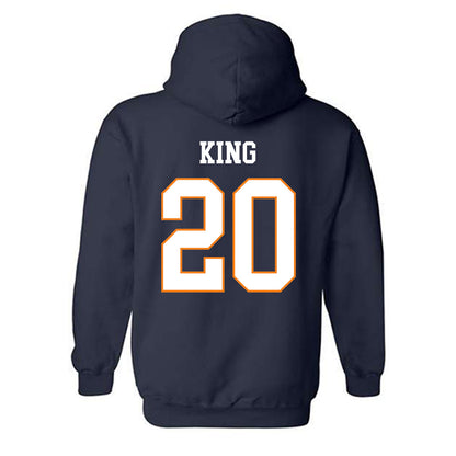 UT Martin - NCAA Baseball : Brandon King - Classic Fashion Shersey Hooded Sweatshirt-1