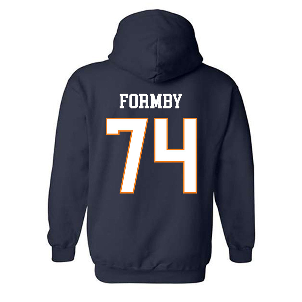 UT Martin - NCAA Football : Hayes Formby - Classic Fashion Shersey Hooded Sweatshirt-1