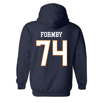 UT Martin - NCAA Football : Hayes Formby - Classic Fashion Shersey Hooded Sweatshirt-1