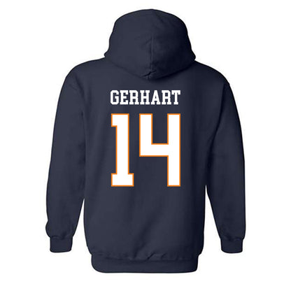 UT Martin - NCAA Baseball : Gates Gerhart - Classic Fashion Shersey Hooded Sweatshirt-1