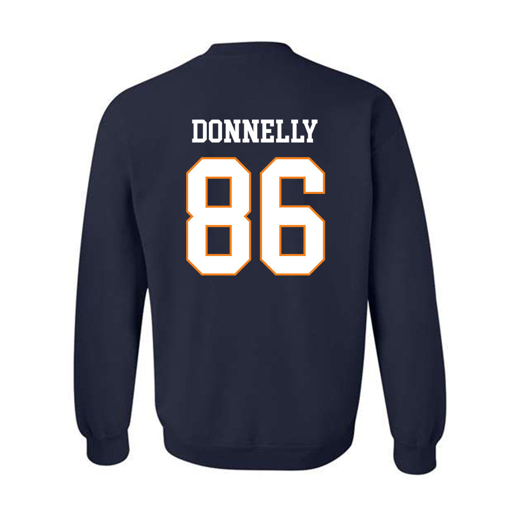 UT Martin - NCAA Football : Ryan Donnelly - Classic Fashion Shersey Crewneck Sweatshirt-1