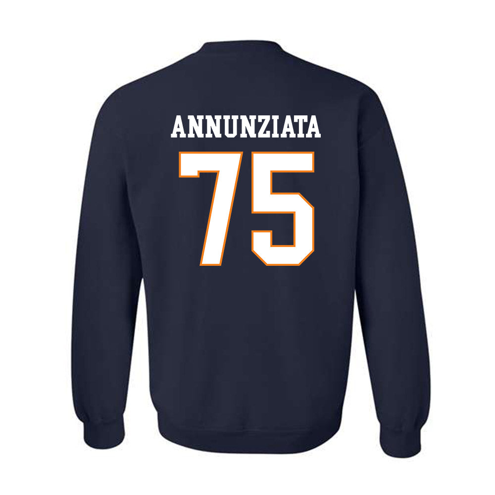 UT Martin - NCAA Football : Khaleel Annunziata - Classic Fashion Shersey Crewneck Sweatshirt-1