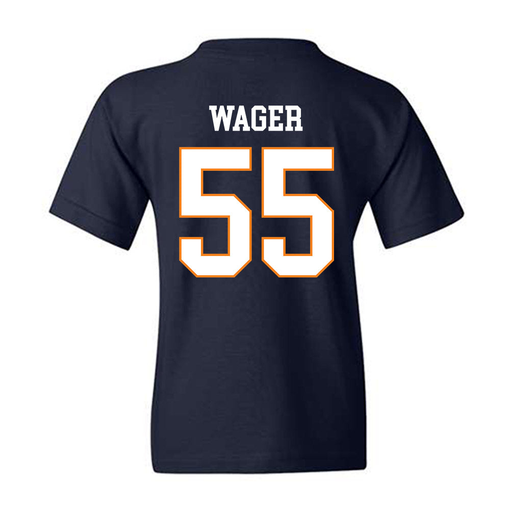 UT Martin - NCAA Baseball : Zachary Wager - Classic Fashion Shersey Youth T-Shirt-1
