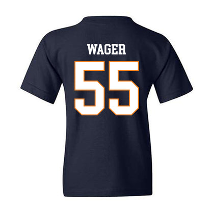 UT Martin - NCAA Baseball : Zachary Wager - Classic Fashion Shersey Youth T-Shirt-1