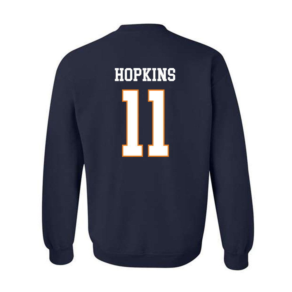 UT Martin - NCAA Men's Basketball : AJ Hopkins - Classic Fashion Shersey Crewneck Sweatshirt-1