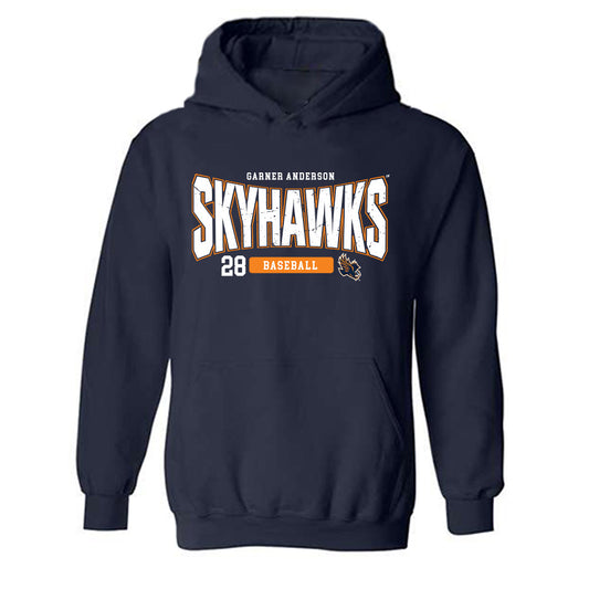 UT Martin - NCAA Baseball : Garner Anderson - Hooded Sweatshirt Classic Fashion Shersey