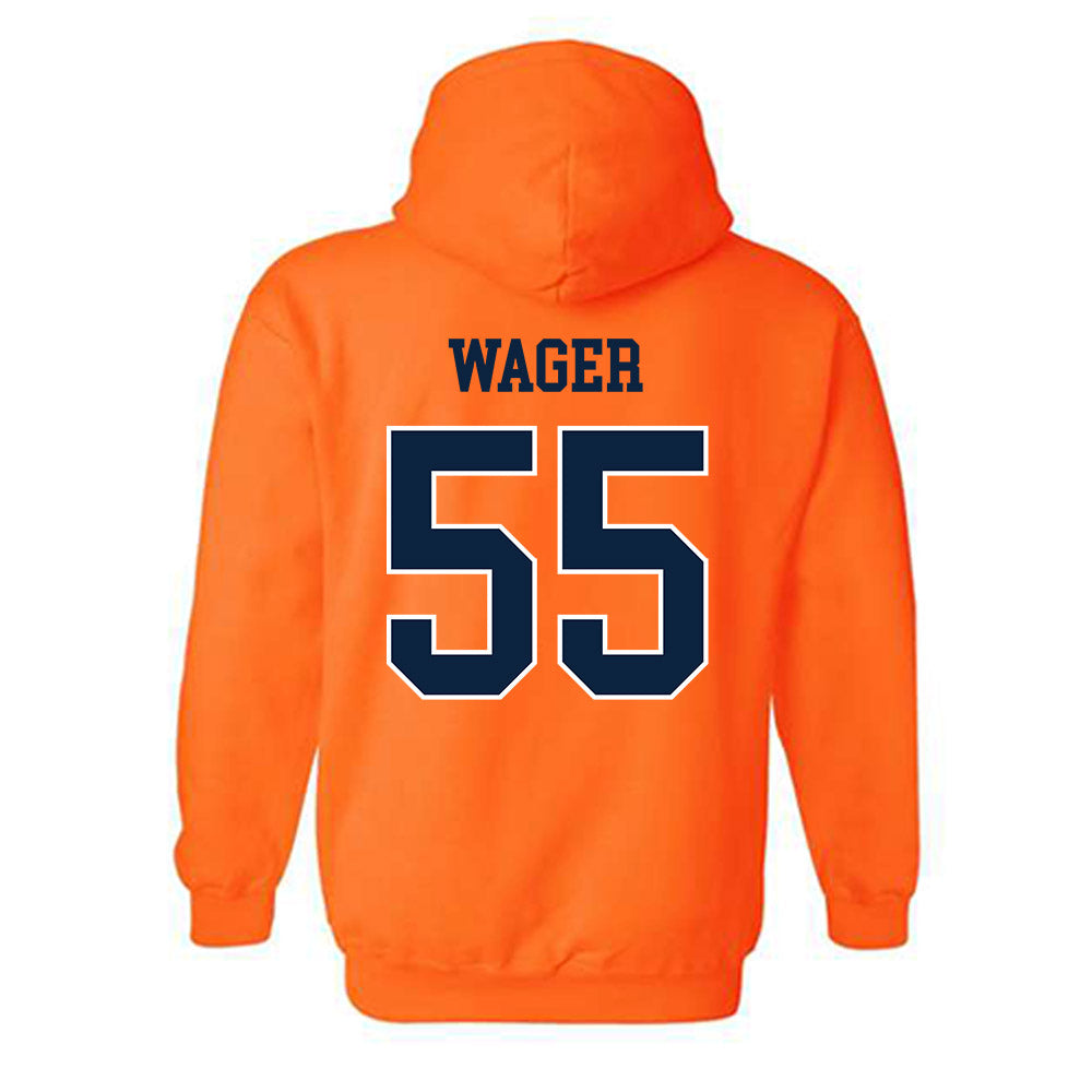 UT Martin - NCAA Baseball : Zach Wager - Hooded Sweatshirt