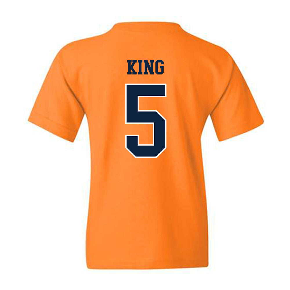 UT Martin - NCAA Men's Basketball : Damien King - Classic Fashion Shersey Youth T-Shirt-1