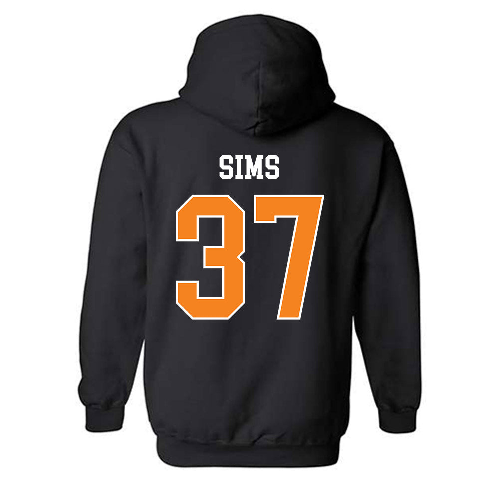 UT Martin - NCAA Football : Brandon Sims - Classic Fashion Shersey Hooded Sweatshirt-1